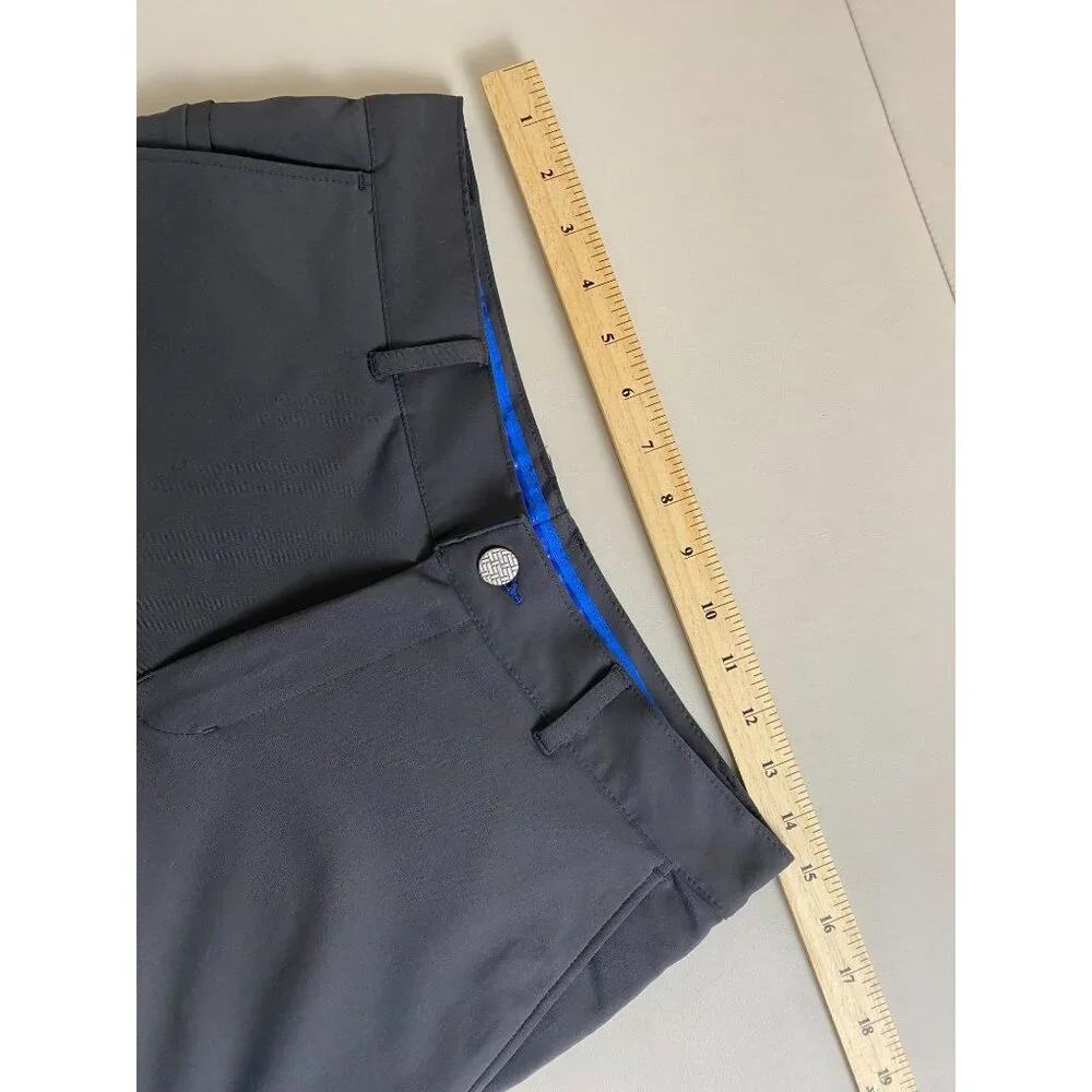 Twillory Mens Tailored Fit Performance Pants 30x32‎ Gray Stretch Golf Neutral